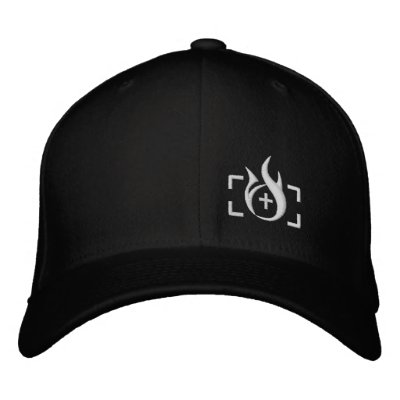 Arson Ink Logo Flexfit Hat Embroidered Hat by ArsonInk