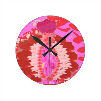 Art101 Artistic Rose Petal Arrangement Wallclock
