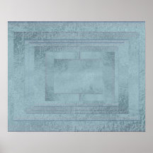 Art101 Artistic Satin Silk Skyblue Decoration Print