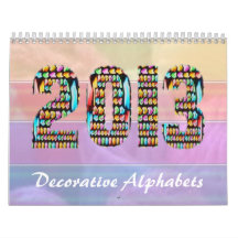 ART101 Decorative Alphabets - Xmas Calendar