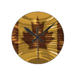 Art101 Proud Canadian Maple Leaf Round Wall Clocks