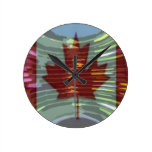 Art101 Proud Canadian Maple Leaf Wallclock