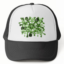 art  abstract illustration mesh hats