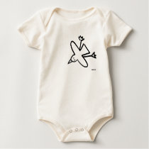 Art Baby: John Dyer Seagull Drawing t-shirts by johndyergallery Art Baby: John Dyer Seagull Drawing t-shirts