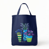 Kunst-Tasche: Lose Töpfe der Tasche der Blumen-Gär taschen
