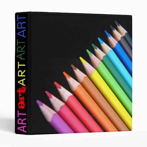 Art Binders, Custom Art 3 Ring Binder Designs