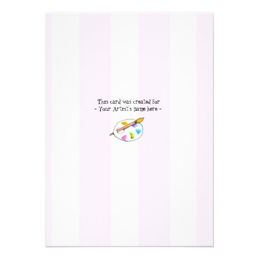 Art birthday Party Invitations for Girl