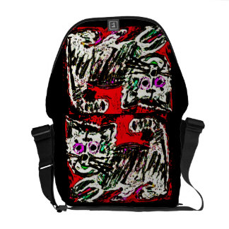 Art Brut Kitty Cat Bag by Katie Pfeiffer Commuter Bag