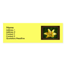 Art business card , flower