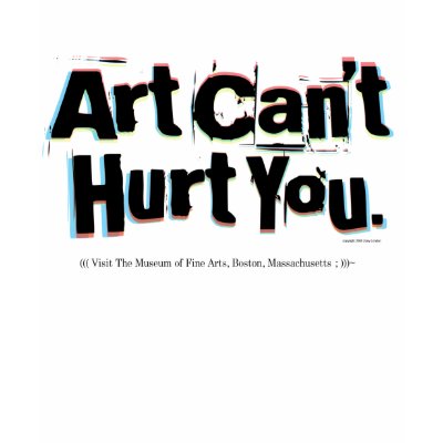"Art Can't Hurt You" T-Shirt - Cus... - Customized by Zoey_London