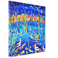 Art Canvas Print: Pelican Roost Banrock Station wrappedcanvas