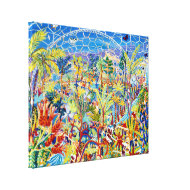 Art Canvas Print: The Eden Project wrappedcanvas