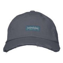 Art Cap: Cool Beachy Treats Badge embroidered hats by johndyergallery Art Cap: Cool Beachy Treats Badge embroidered hats