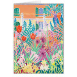 Art Card: A Corner of Paradise. La Mortola Italy.