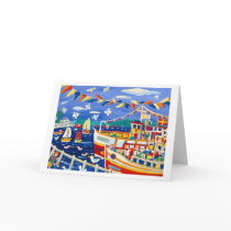 Art Card: Beany Hats and Pleasure Boats by johndyergallery Art Card: Beany Hats and Pleasure Boats