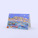 Cartão da arte: Barcos no porto, St Ives Cornualha cartões by johndyergallery Cartão da arte: Barcos no porto, St Ives Cornualha cartões