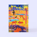 Art Card: Brazilian Capybara. Pantanal Brazil