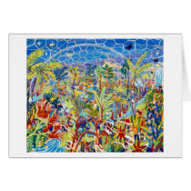 Art Card: Garden of Eden. The Eden Project, UK by johndyergallery Art Card: Garden of Eden. The Eden Project, UK