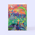 Art Card: Happy Bird Day at the Zoo.Happy Birthday