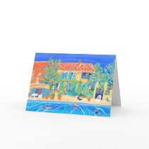 Art Card: Holidays in Provence by johndyergallery Art Card: Holidays in Provence