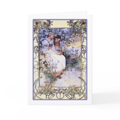Art Card /Invitation: Mucha: The Beatitudes by VintageCabaret