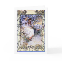 Art Card /Invitation: Mucha: The Beatitudes