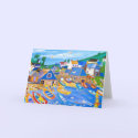 Cartão da arte: Pescadores de lagosta, Cadgwith, C cartões by johndyergallery Cartão da arte: Pescadores de lagosta, Cadgwith, C cartões