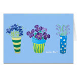 Art Card: Lots of Pots of Flowers