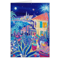 Art Card: Moonlit Serenade, Clos du Peyronnet by johndyergallery Art Card: Moonlit Serenade, Clos du Peyronnet
