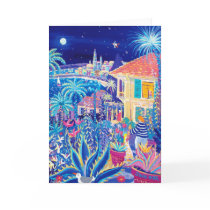 Art Card: Moonlit Serenade, Clos du Peyronnet by johndyergallery Art Card: Moonlit Serenade, Clos du Peyronnet