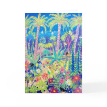Art Card: Painting the Garden, Tresco Abbey Garden by johndyergallery Art Card: Painting the Garden, Tresco Abbey Garden