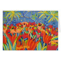 Art Card: Passion in the Plants. Valentines by johndyergallery Art Card: Passion in the Plants. Valentines