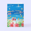 Cartão da arte: Dias de Scilly, ilhas de Scilly, T cartões by johndyergallery Cartão da arte: Dias de Scilly, ilhas de Scilly, T cartões