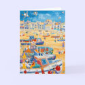 Cartão da arte: Porto de St Ives, Cornualha cartões by johndyergallery Cartão da arte: Porto de St Ives, Cornualha cartões