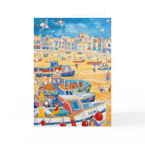 Art Card: St Ives Harbour, Cornwall by johndyergallery Art Card: St Ives Harbour, Cornwall