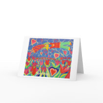Art Card: Temptation in the Tulips. Valentine's by johndyergallery Art Card: Temptation in the Tulips. Valentine's