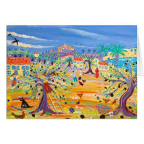 Art Card: The Olive Route. Carol Drinkwater by johndyergallery Art Card: The Olive Route. Carol Drinkwater