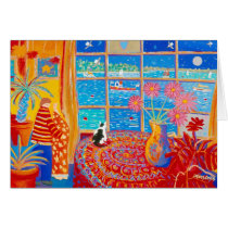Art Card: Waiting for the Baby by johndyergallery Art Card: Waiting for the Baby