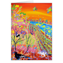 Art Card: Wetland Wildlife Banrock Station by johndyergallery Art Card: Wetland Wildlife Banrock Station