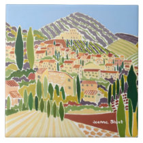 Art Ceramic Tile: Joanne Short, Provence