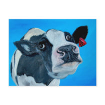 art cow nosey fresian postcards by icetack art cow nosey fresian postcards