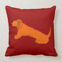 Art Cushion: Dachshund Dog. Sausage Dog. Digory Pillow