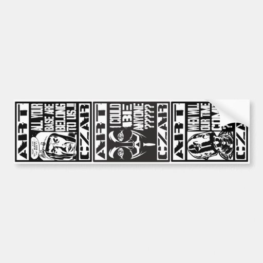 ART CZAR - 3 in 1 Bumper Sticker #2