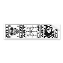 Art Czar - 3 way Bumper Sticker #1 bumper stickers