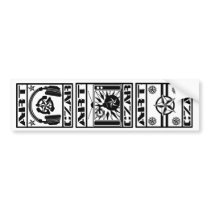 Art Czar - 3 way Bumper Sticker #3 bumper stickers by Freeman_Photographic Art Czar - 3 way Bumper Sticker #3 bumper stickers