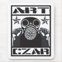 Art Czar Gas Mask #2 Mouse Pad mousepads