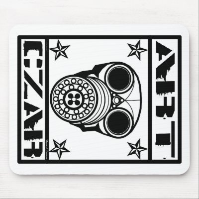 Art Czar GasMask #1 Mouse Pad by Freeman_Photographic