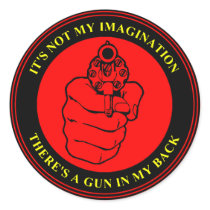 Art Czar - Gun Seal - Round Sticker by Freeman_Photographic Art Czar - Gun Seal - Round Sticker