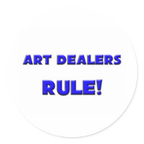 Art Dealers Rule! stickers by professions Art Dealers Rule! stickers