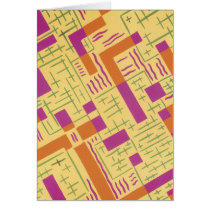 Art Deco Abstract  (86) Card